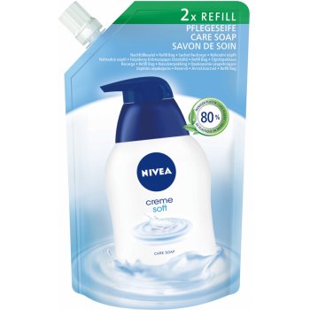 Nivea Creme Soft tekuté mydlo náhradná náplň 500 ml