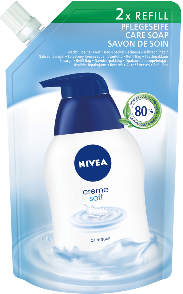 Nivea Creme Soft tekuté mydlo náhradná náplň 500 ml od 2,17 € - Heureka.sk