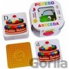 Pexeso Abeceda: 64 karet v plechové krabičce - Bonaparte