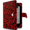Púzdro Lente Designs LD06 univerzálne púzdro pre čítačky kníh - motív Red Waterflow (Univerzálne puzdro na čítačky kníh Lente Designs - Red Waterflow + záruka 3 roky + bonusy zadarmo)