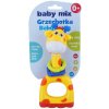 Detské hrkálka Baby Mix žltá žirafa