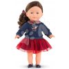 Bábika Perle Corolle Holidays Ma Corolle vianočná edícia hnedé vlasy a modré klipkajúce oči 36 cm