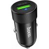 hoco. Z42 6931474742544 20W PD + QC3.0 rýchlonabíjačka do auta Čierna