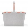 reisenthel nákupný košík Carrybag Frame Twist Sky Rose light Šedá