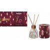 Set Bolsius, Winter Spices, Vianoce, darčekový, sviečka + difúzer, vonný, červený