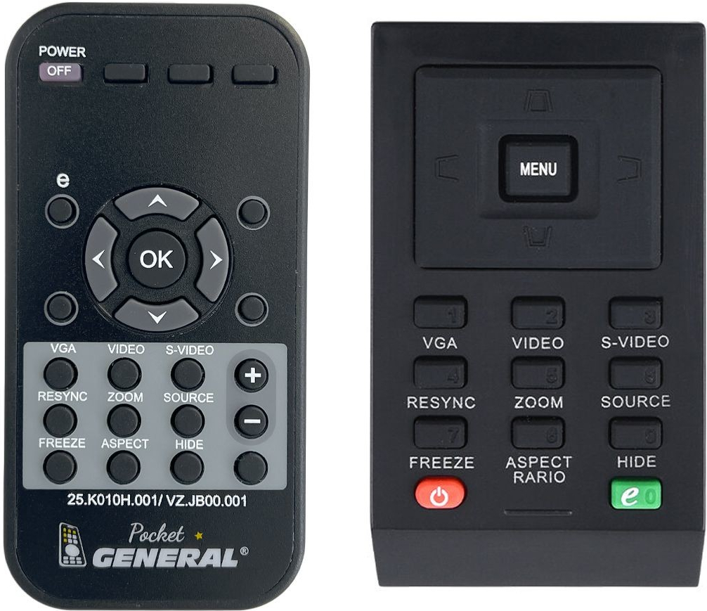 Diaľkový ovládač General Acer PD100, PD113, PD115, PD116, PD521