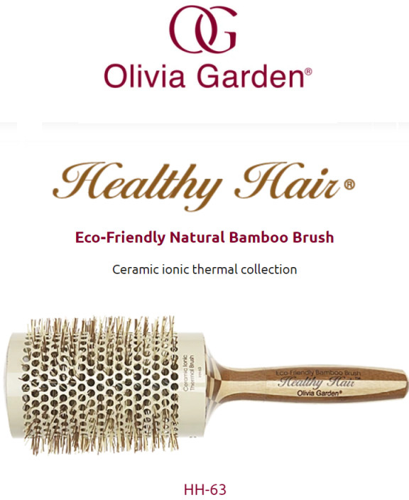 Olivia Garden Healthy Hair Bamboo termálne kefa na vlasy 63 mm (HH63) od  10,15 € - Heureka.sk