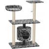 vidaXL Škrabadlo pre mačky so sisalovými stĺpikmi 95 cm