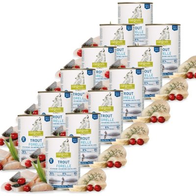 Isegrim Dog Adult Trout with Parsnip Cranberries & Wild Herbs 12 x 800 g