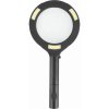 Extol EX43159 Lupa se světlem 80lm, 5x zvětšení, 3x0,5W COB LED -LIGHT