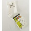 Ponožky pre deti Tuptusie biele 13-15cm - 2-6 rokov