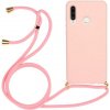 Puzdro Samsung Galaxy S20 G980F Silikónové so šnúrkou ružové