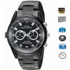 Špionážne hodinky s Full HD kamerou s nočným videním - Čierne kovové 64GB