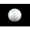 Guľa Ø7,5 cm polystyrén - biela (10 ks)