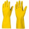 PRAPOR GRANBY / Latexové rukavice s velúrovou úpravou - žltá 7