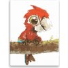 Diamantové maľovanie - Papagáj - 60x80 cm, plátno vypnuté na rám - výroba CZ