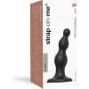 Strap On Me DILDO PLUG BEADS BLACK - S