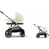 CYBEX Gazelle S + Gazelle S Cot S Set + fusak Snøgga 2 ZADARMO seashell beige 2025