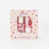 Miss Nella - Lips & Tips Duo Set - Detský balzam na pery a zlupovací lak - rozne druhy Farba: Balzam Honey Bunny a svetloruový lak