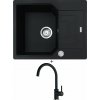 Franke UBG 611-62 onyx s excentrom + Franke FC 6018.071 LINA onyx