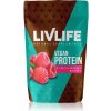 LivLife Vegan Protein rastlinný proteín príchuť Raspberry 490 g
