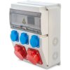 RZF-0544.12.320 - Zásuvková rozvodnica bez istenia, 12 modulov, 3x230V, 2x400V, IP44