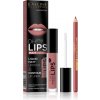Eveline Cosmetics OH! my LIPS tekutý rúž s matným finišom 4,5 ml + kontúrovacia ceruzka na pery 1 ks