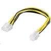 PREMIUMCORD Redukcia napájania 8 pin/Female zdroj na P4 4pin/Male