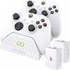 VENOM VS2871 Xbox Series S/X & One White Twin Docking Station + 2 batteries