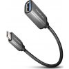 AXAGON RUCM-AFAC kabelová redukce USB-C male USB-A female, 20cm, USB 3.2 Gen 1, 3A, ALU