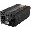 Menič napätia s čistou sínusoidou 3000W DC24V na AC230V s LCD displejom