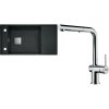 Set RS Franke Fresno FSG 611-88 + Franke FN 6110 Active New (čierna matná + chróm)