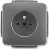 ABB, s.r.o. Tango - 5518A-A2349 S2 - Zásuvka jednonásobná; dymová šedá