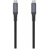 Fixed FIXDBP-CC12-GR) USB-C/USB-C, PD 3.1, 240W, 1,2m, sivý