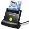 AXAGON CRE-SM4N, USB-A StandReader čítačka kontaktných kariet ID card (eID klient), kábel 1,3 m