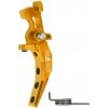 MAXX Hliníková CNC SPEED spoušť pro M4/M16 - TYPE C, žlutá