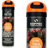 SOPPEC Značkovací sprej TrackMarker fluorescentný oranžový 500ml trvanlivosť 3 mesiace