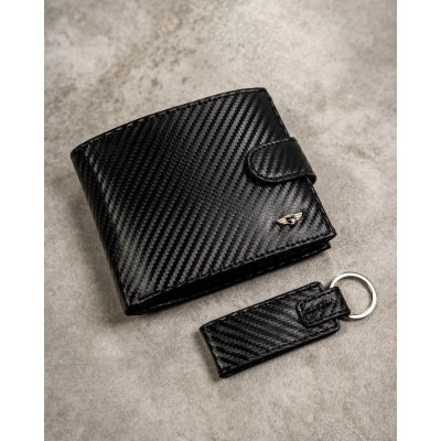 Peterson Pánska kožená peňaženka Wasako čierna