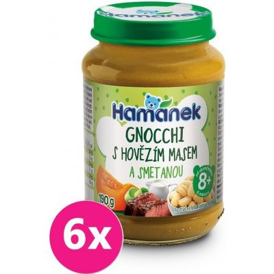 Hamánek Gnocchi s hovädzím mäsom v smotanovej omáčke 6 x 190 g