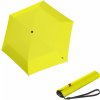 Knirps Ultra US.050 Slim Manual - dámsky skladací manuálny dáždnik žltá