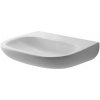 Duravit D-Code - Umývadlo Med 55x43 cm, bez otvoru na batériu, alpská biela 23115500702