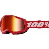 Downhill okuliare 100% STRATA 2 Červená,Biela