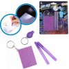 Tajné písanie: blok+UV lampa na kľúčenke s tajným perom-Toi Toys