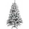 Stromček MagicHome Vianoce Harry, jedľa zasnežená, 150 cm