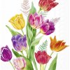 IHR servítky Bright tulips