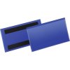 Durable magnetická taška na štítky 174207 modrá 150 mm x 76 mm; 174207 - Durable Magnetické vrecko na dokumenty 150x67mm 50ks modré