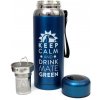 Mate Green Termoska so sitkom a displejom, modrá, 800 ml