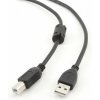 GEMBIRD Kábel USB 2.0 A/USB 2.0 B 1,8m tienený CCF-USB2-AMBM-6