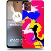 Picasee silikónový prehľadný obal pre Motorola Moto G32 - Watercolor
