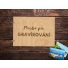 Dřevěné Fotoalbum na Šířku A4 Možnost Gravírování